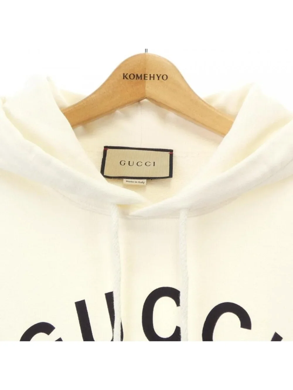 Gucci Interlocking Hoodie White
